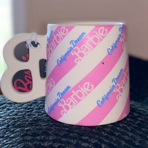 NEW BARBIE California Dreams 21oz Pink SoftTouch Matte Finish Mug